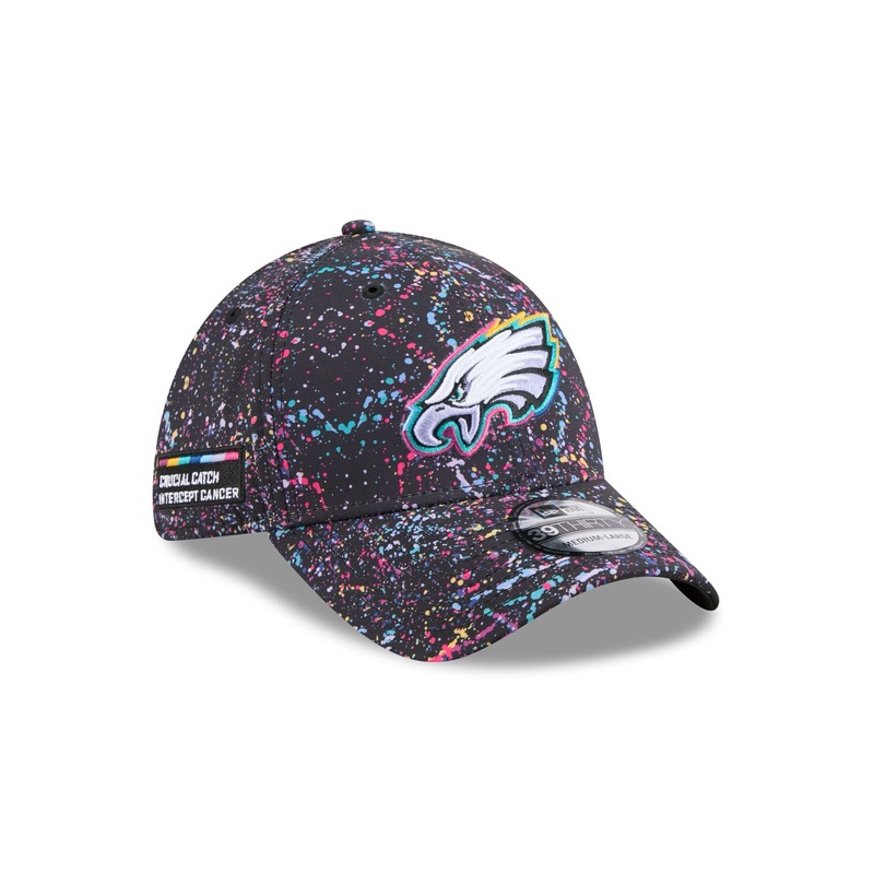 Philadelphia Eagles 2025 Crucial Catch 39THIRTY Stretch Fit Hat S/M