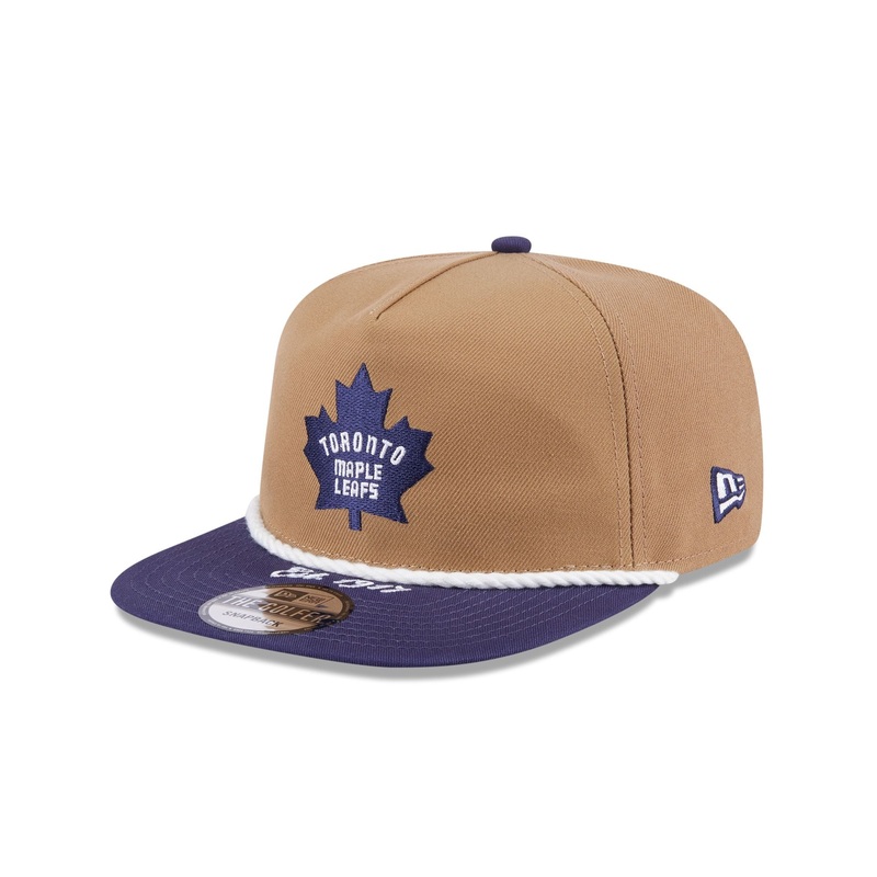 Toronto Maple Leafs Khaki Rope Golfer Hat One Size
