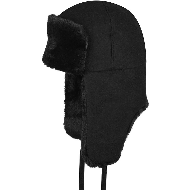 Wool Ushanka Black S