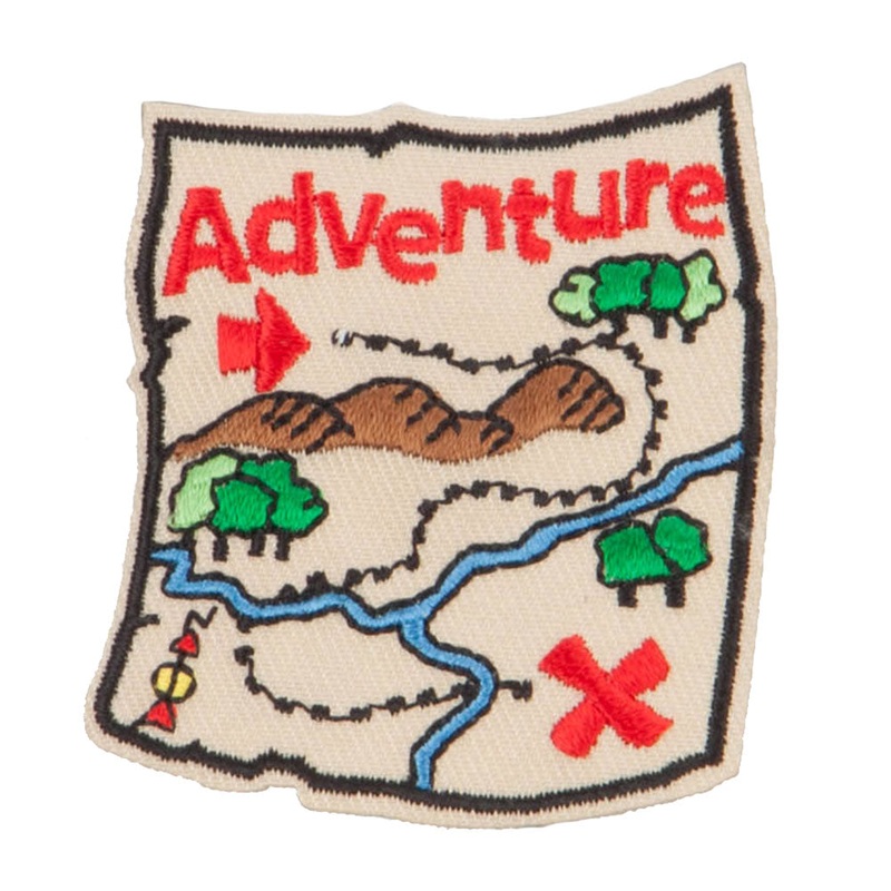 Adventure Fun Patches Beige One Size