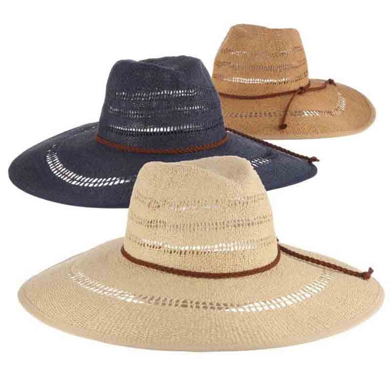 Bangkok Toyo Large Brim Safari Sun Hat – Scala Collezione Toast Medium (57 cm)