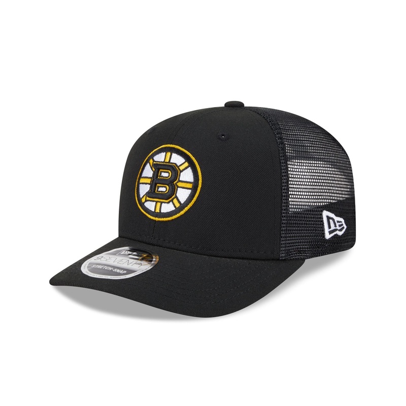 Boston Bruins Simple 9SEVENTY Trucker Hat One Size