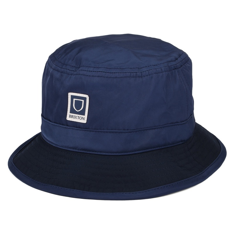 Brixton Hats Beta Packable Bucket Hat – Navy Blue Small/Medium