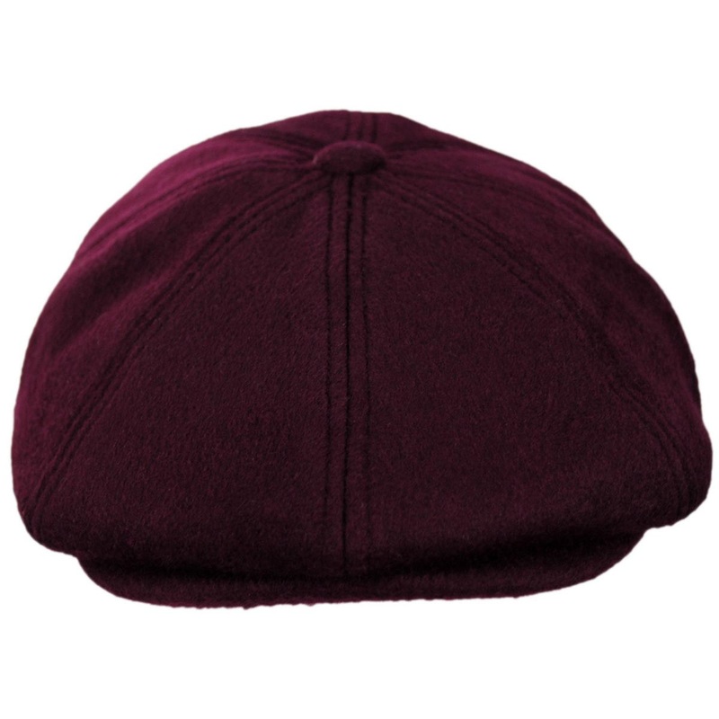 Brood Monochrome Wool Blend Newsboy Cap PORT S