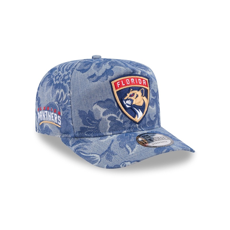 Florida Panthers Denim Jacquard Golfer Hat One Size