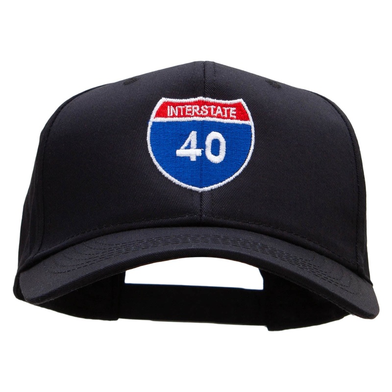 Interstate 40 Solid Cotton Twill Low Profile Snap Cap Black One Size