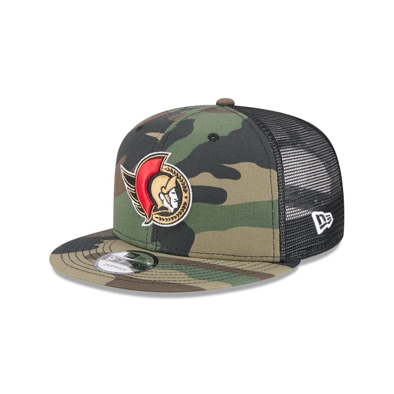 Ottawa Senators Camo 9FIFTY Trucker Hat One Size