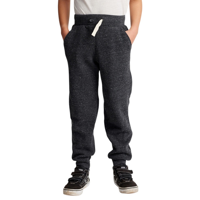 Royal Apparel 25027 Youth Triblend Fleece Jogger Sweatpants Made in USA Tri Denim Navy S