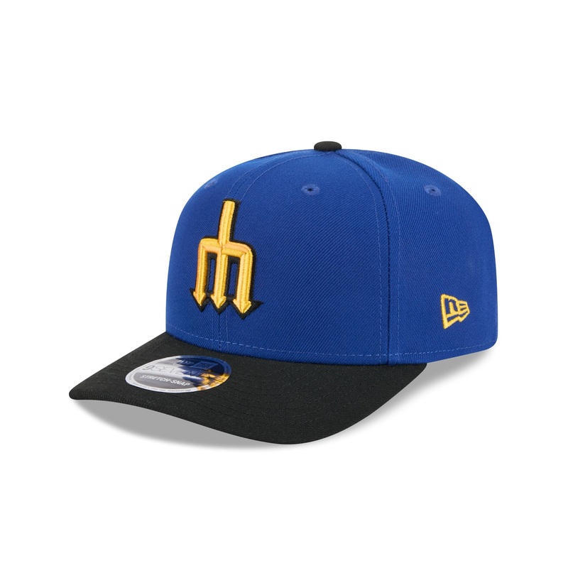 Seattle Mariners City Connect 9SEVENTY Stretch-Snap Hat One Size