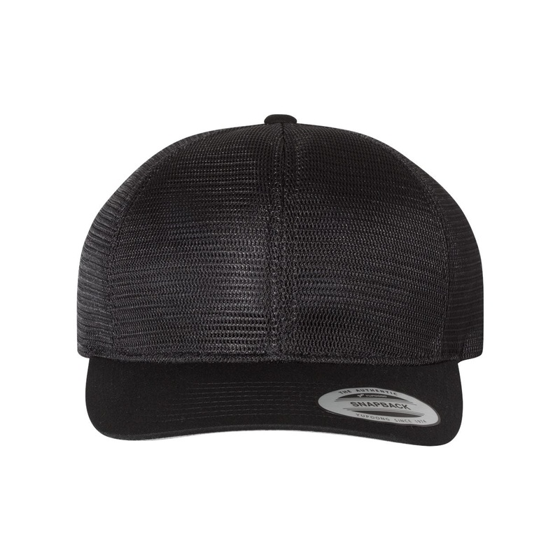YP Classics 6360 – 360 OmniMesh Cap, Snapback – Yupoong 6360 Black