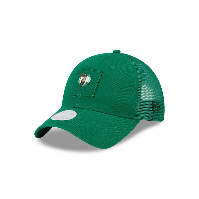 Boston Celtics Women’s Square Stitch 9TWENTY Trucker Hat One Size