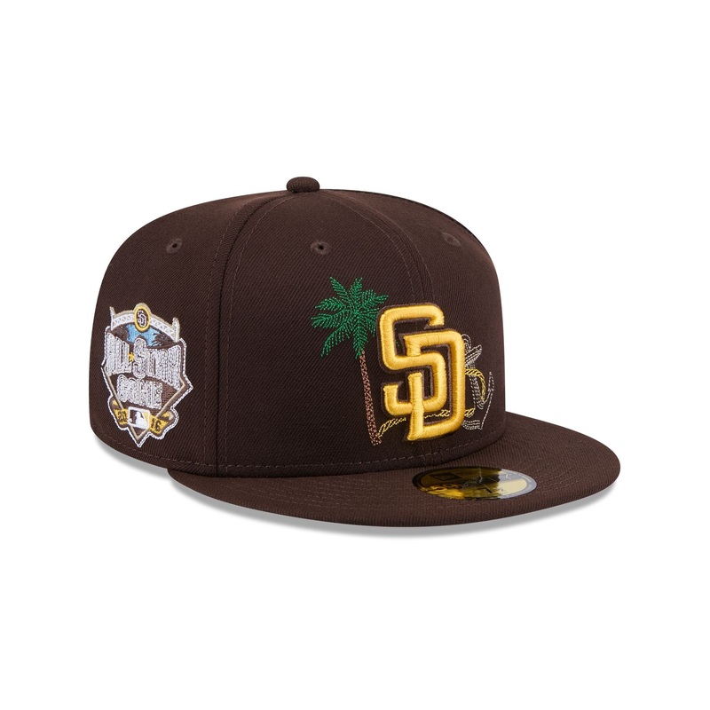 San Diego Padres State Stitch 59FIFTY Fitted Hat 7
