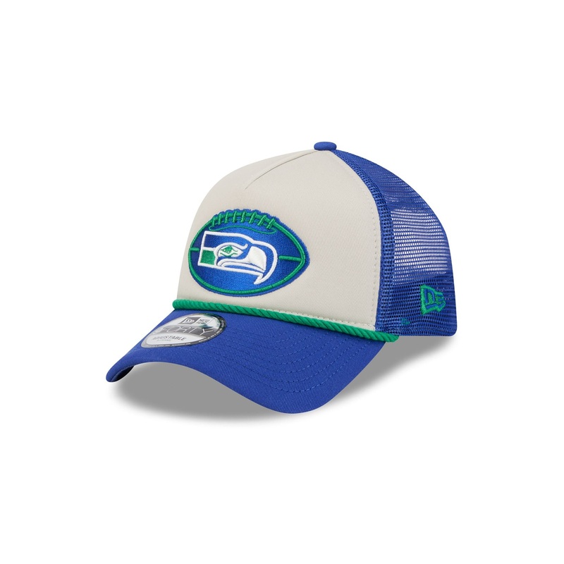 Seattle Seahawks 2024 Historic Sideline 9FORTY A-Frame Snapback Hat One Size