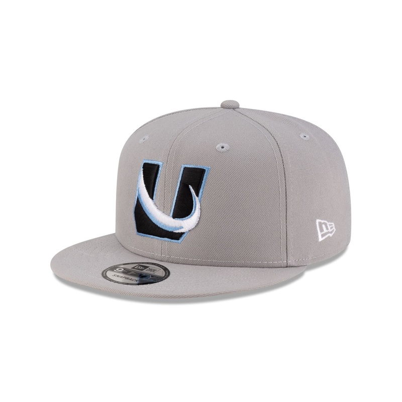 Utah Mammoth Gray 9FIFTY Snapback Hat One Size