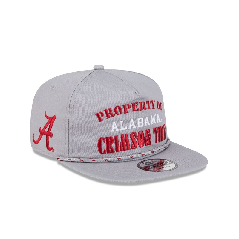 Alabama Crimson Tide Vintage Gray Rope Golfer Hat One Size