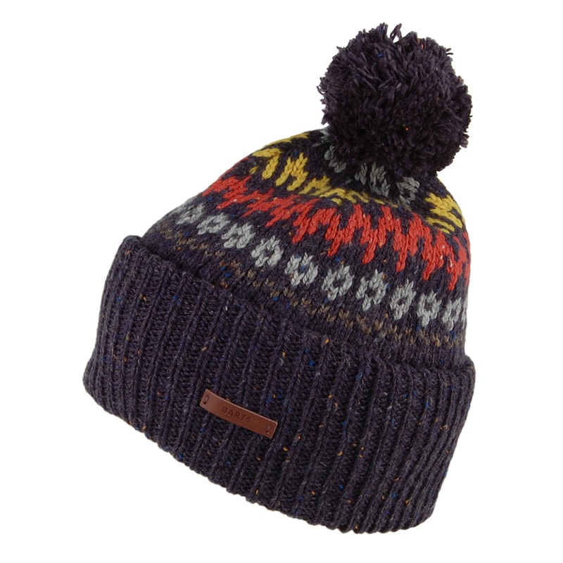 Barts Hats Eljar Bobble Hat – Navy Blue 1-Size