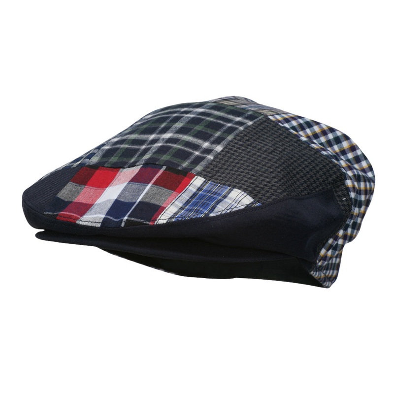 Boy’s Patchwork Ivy Cap Navy One Size