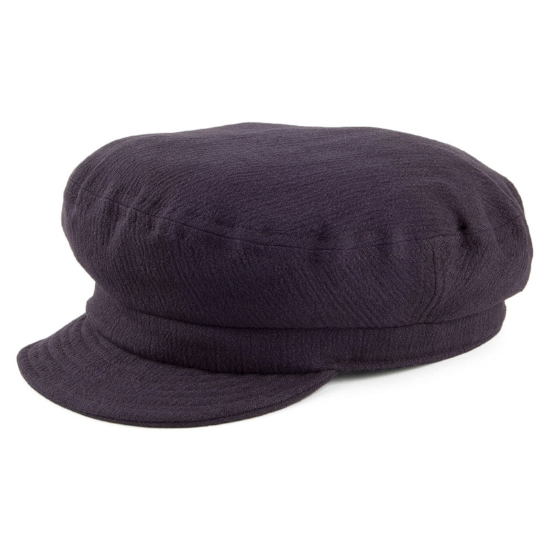 Brixton Hats Unstructured Fiddler Cap – Washed Navy Small-56cm