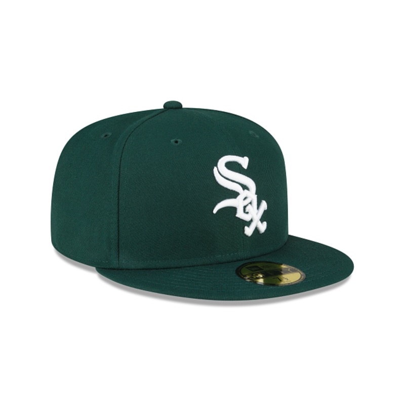 Chicago White Sox Dark Green 59FIFTY Fitted Hat 7