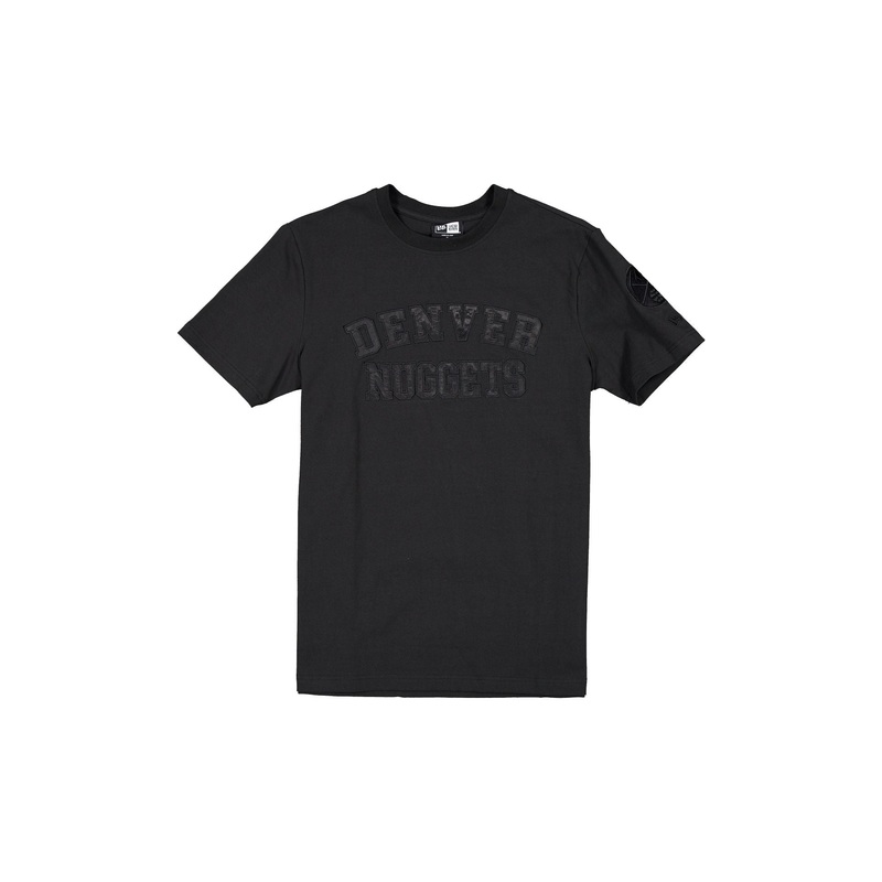 Denver Nuggets Black on Black Logo Select T-Shirt S