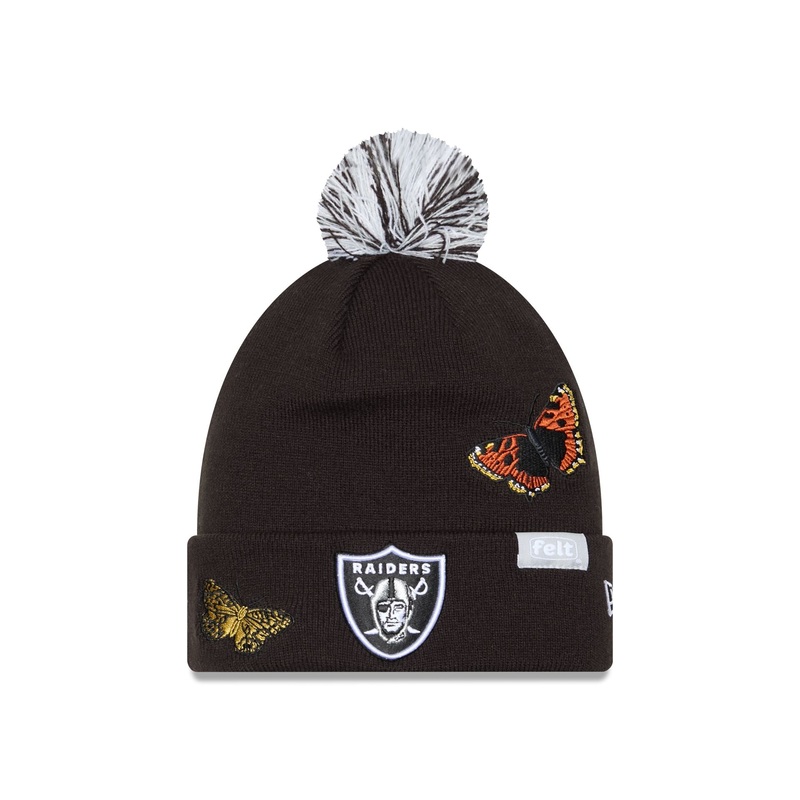 FELT x Las Vegas Raiders Pom Knit Hat One Size