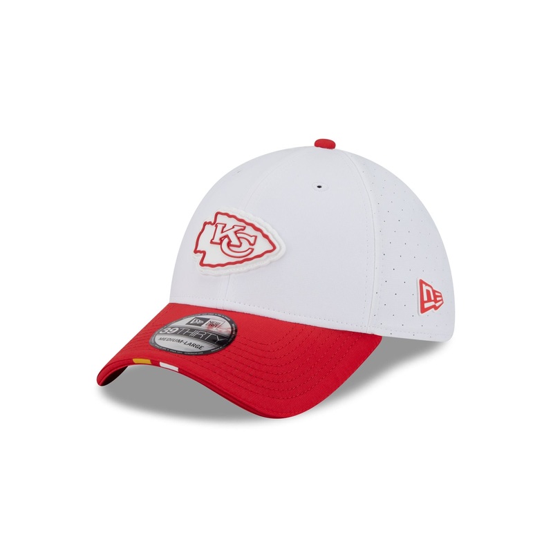Kansas City Chiefs 2025 Training 39THIRTY Stretch Fit Hat S/M