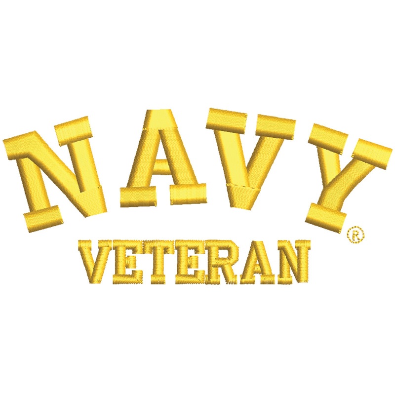 Licensed Navy Veteran Letters Logo Licensed Navy Veteran Letters Logo One Size