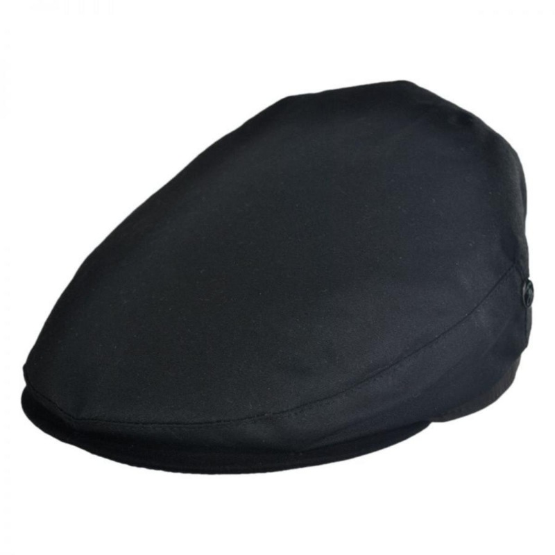 Wax Cotton Earflap Ivy Cap BLACK S