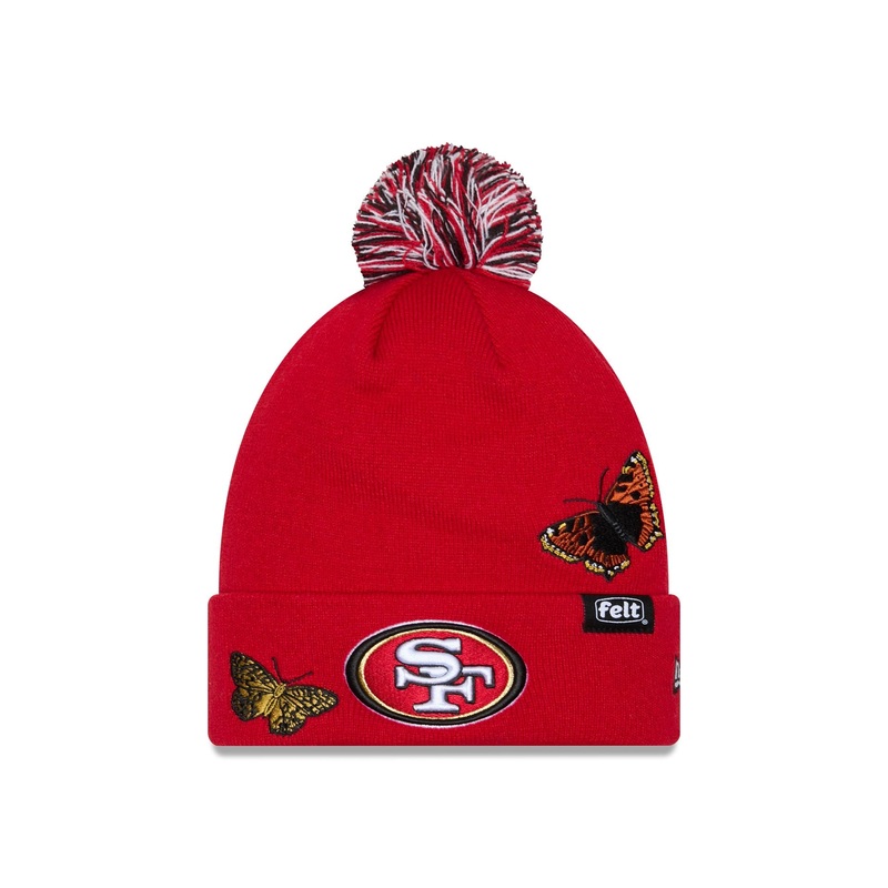 FELT x San Francisco 49ers Pom Knit Hat One Size
