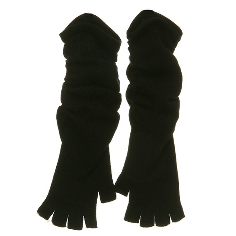 Fingerless Long Glove White One Size