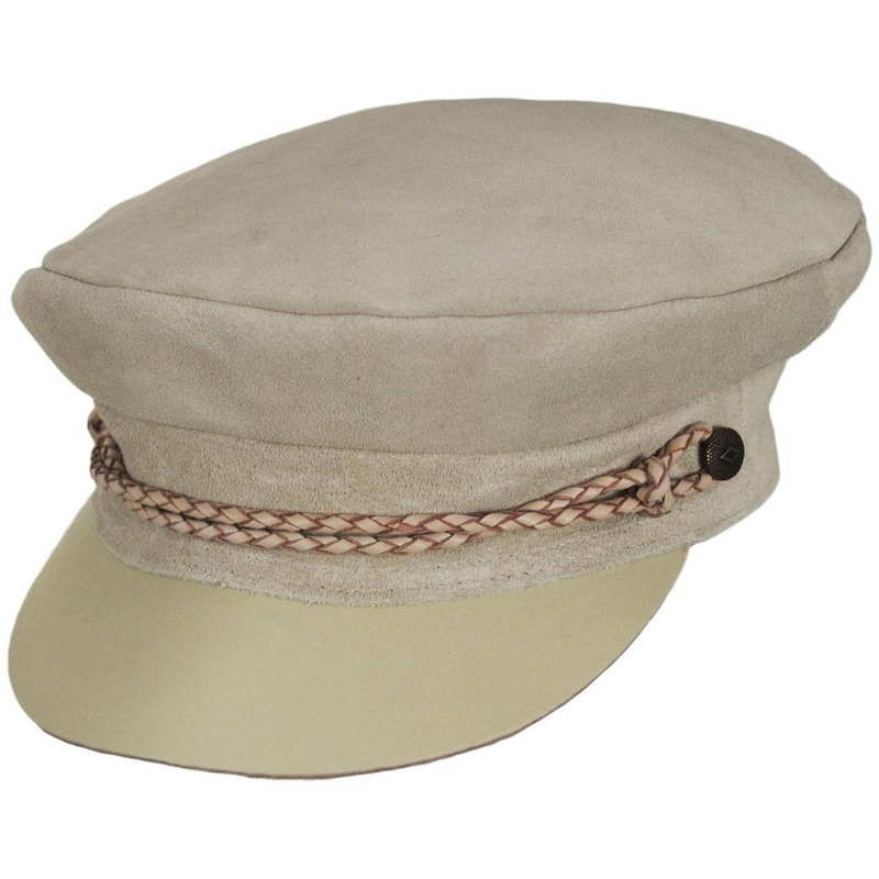 Kayla Leather Suede Fiddler Cap CREAM/CREAM XS