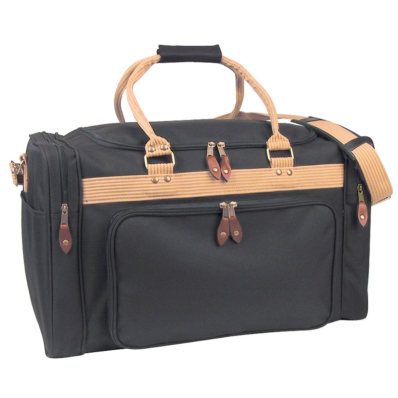 Nissun Deluxe Travel Bag DTB Black-Khaki