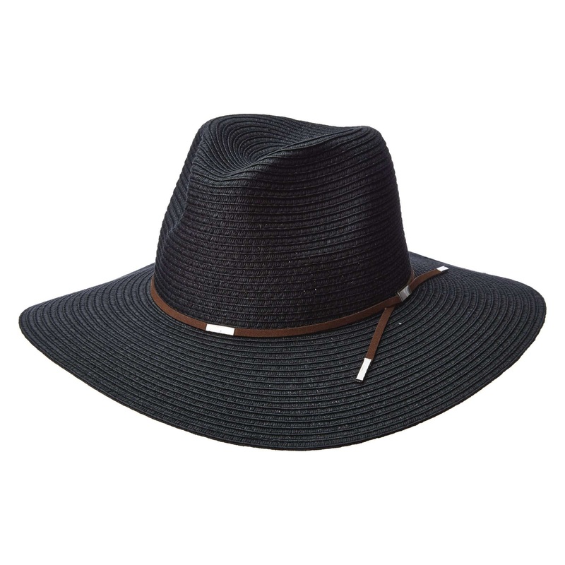 Safari Hat with Metal Charms – Scala Pronto Hat Black