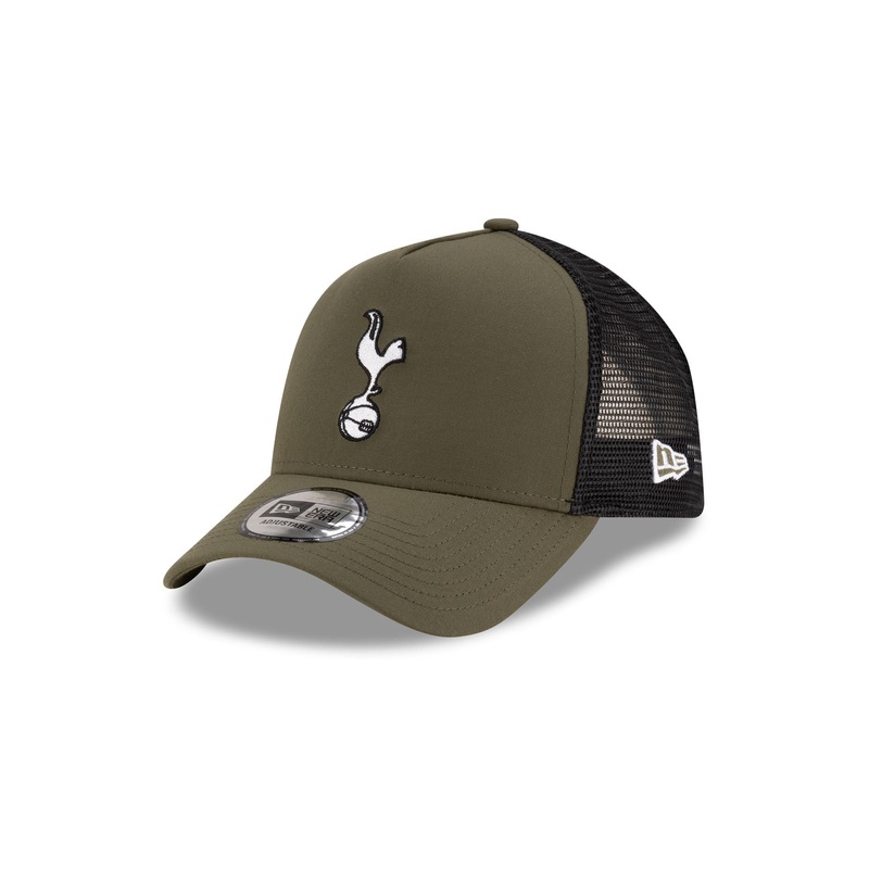 Tottenham Hotspur FC Repreve Olive 9FORTY A-Frame Trucker Hat One Size