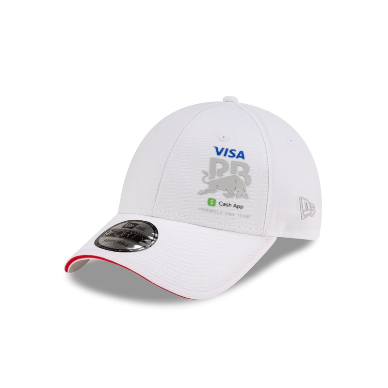 Visa Cash App Racing Bulls Flawless White 9FORTY Adjustable Hat One Size