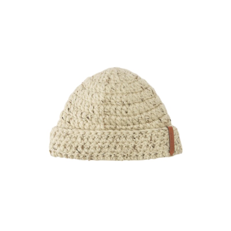 Zora Crochet Beanie Parchment One Size
