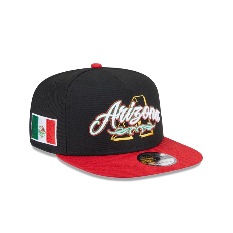 Arizona Diamondbacks City Script 9FIFTY A-Frame Snapback Hat One Size