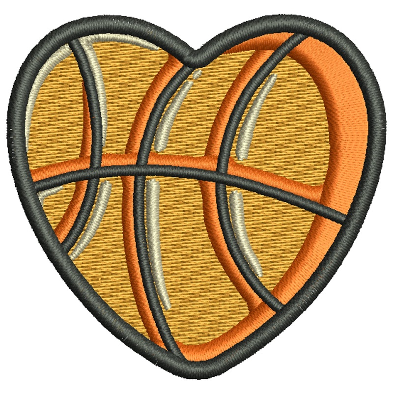 Basketball Heart Default Title One Size