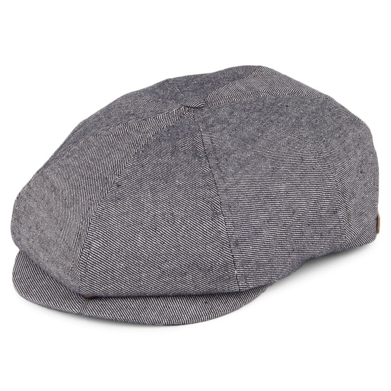 Brixton Hats Brood Newsboy Cap – Blue-Denim Small-56cm