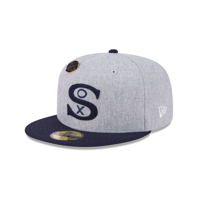 Chicago White Sox 70th Anniversary Gray 59FIFTY Fitted Hat 7