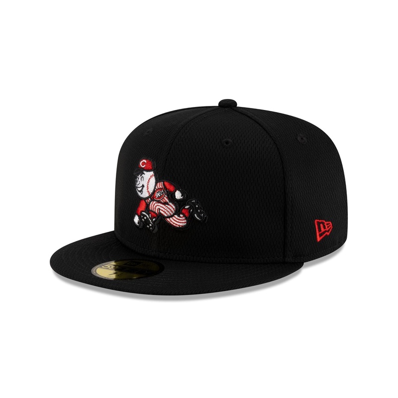 Cincinnati Reds 2025 Clubhouse Alt Black 59FIFTY Fitted Hat 7