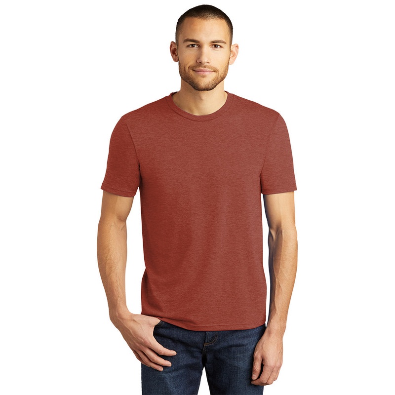 District DM130 Perfect Tri Tee – Heathered Russet Heathered Russet XS