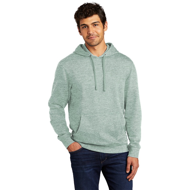 District DT6100 V.I.T. Fleece Hoodie – Heathered Dusty Sage Heathered Dusty Sage XS