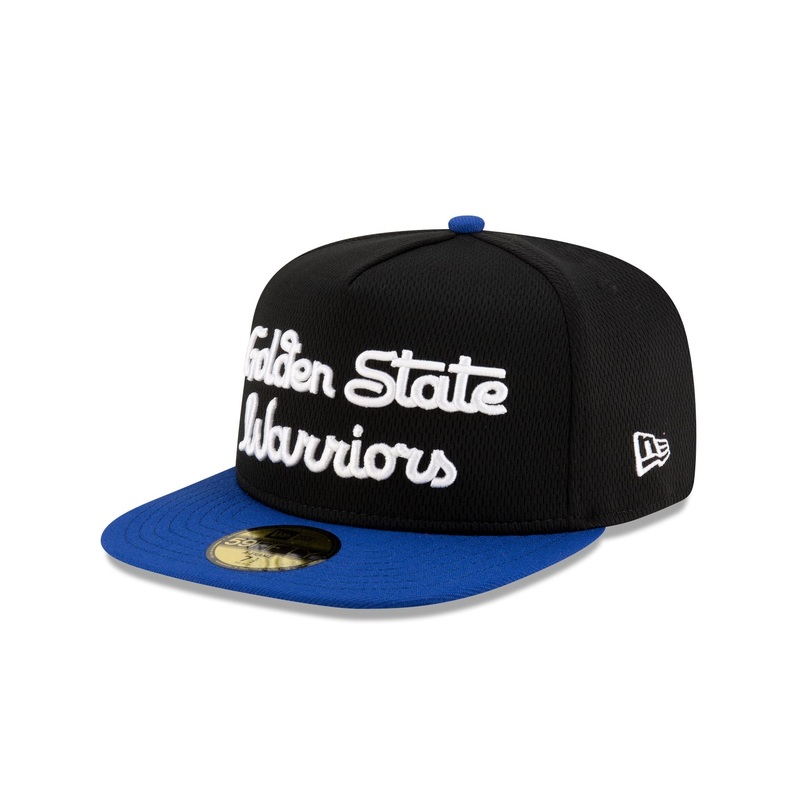 Golden State Warriors Dashmark Mesh 59FIFTY A-Frame Fitted Hat 7