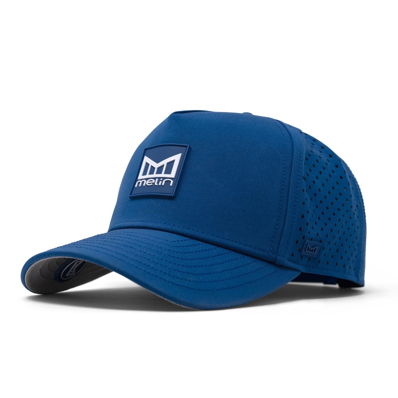 Hydro Odyssey Stacked Baseball Cap Royal Blue One Size Fits Most