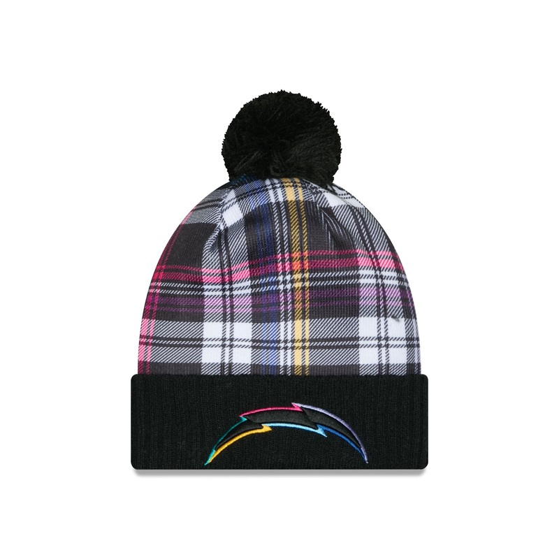 Los Angeles Chargers 2024 Crucial Catch Sport Pom Knit Hat One Size