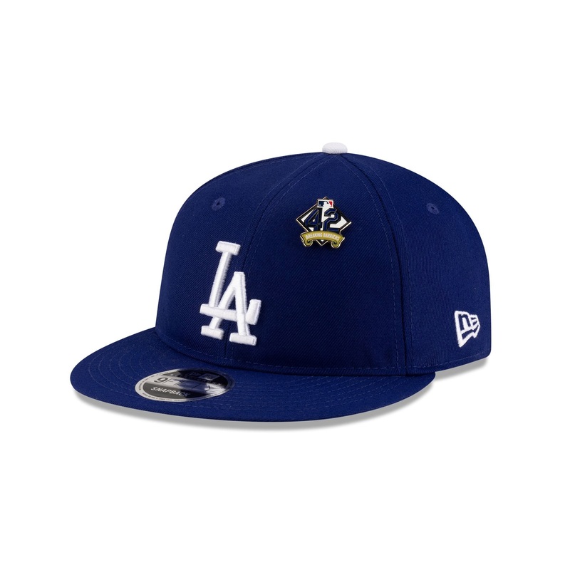Los Angeles Dodgers Jackie Robinson Day 2025 Retro Crown 9FIFTY Snapback Hat One Size