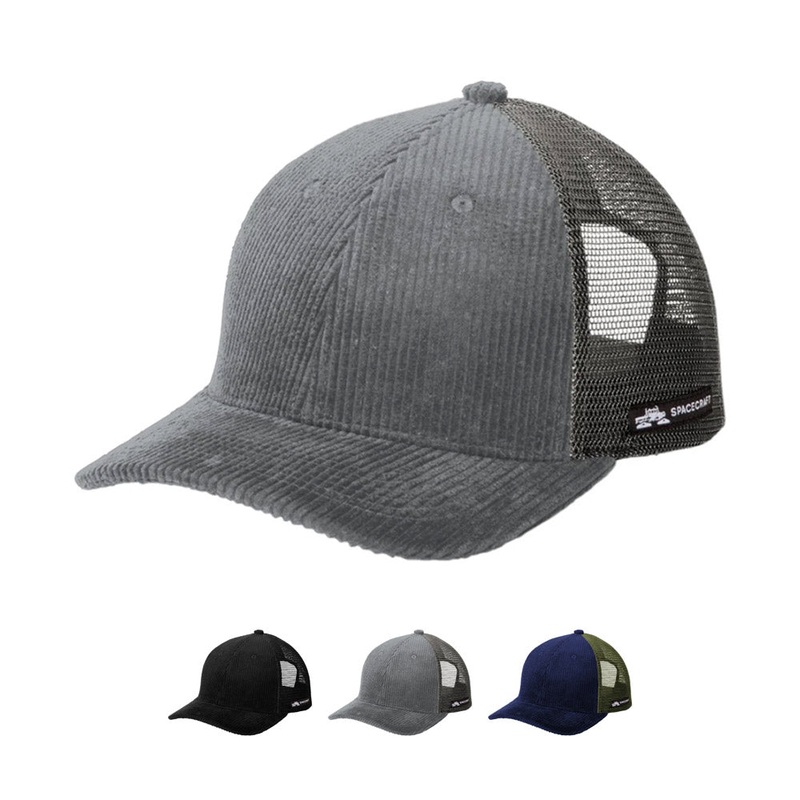 Spacecraft Conway Trucker Cap SPC1 Black/ Black