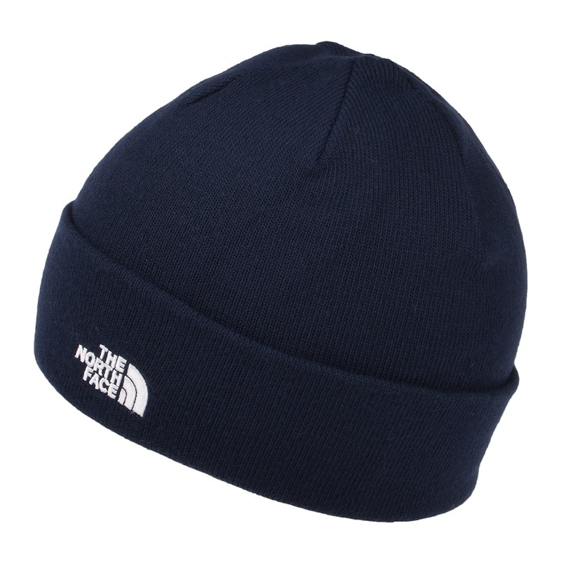 The North Face Hats Norm Shallow Beanie Hat – Navy Blue 1-Size