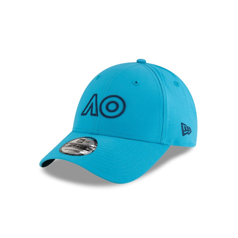 2025 Australian Open Core Outline Blue 9FORTY Adjustable Hat One Size